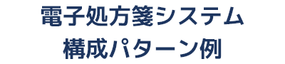 電子処方箋システム構成パターン例