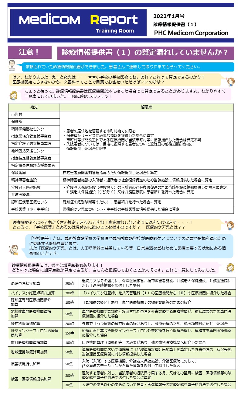 診療情報提供書(1)