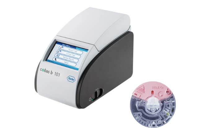 POC biochemical analyzer (measures HbA1c, lipids and CRP)